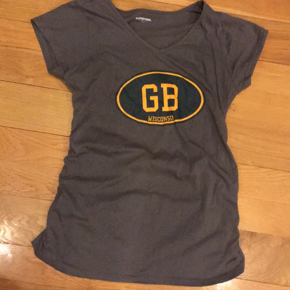 M Green Bay Packers maternity shirt